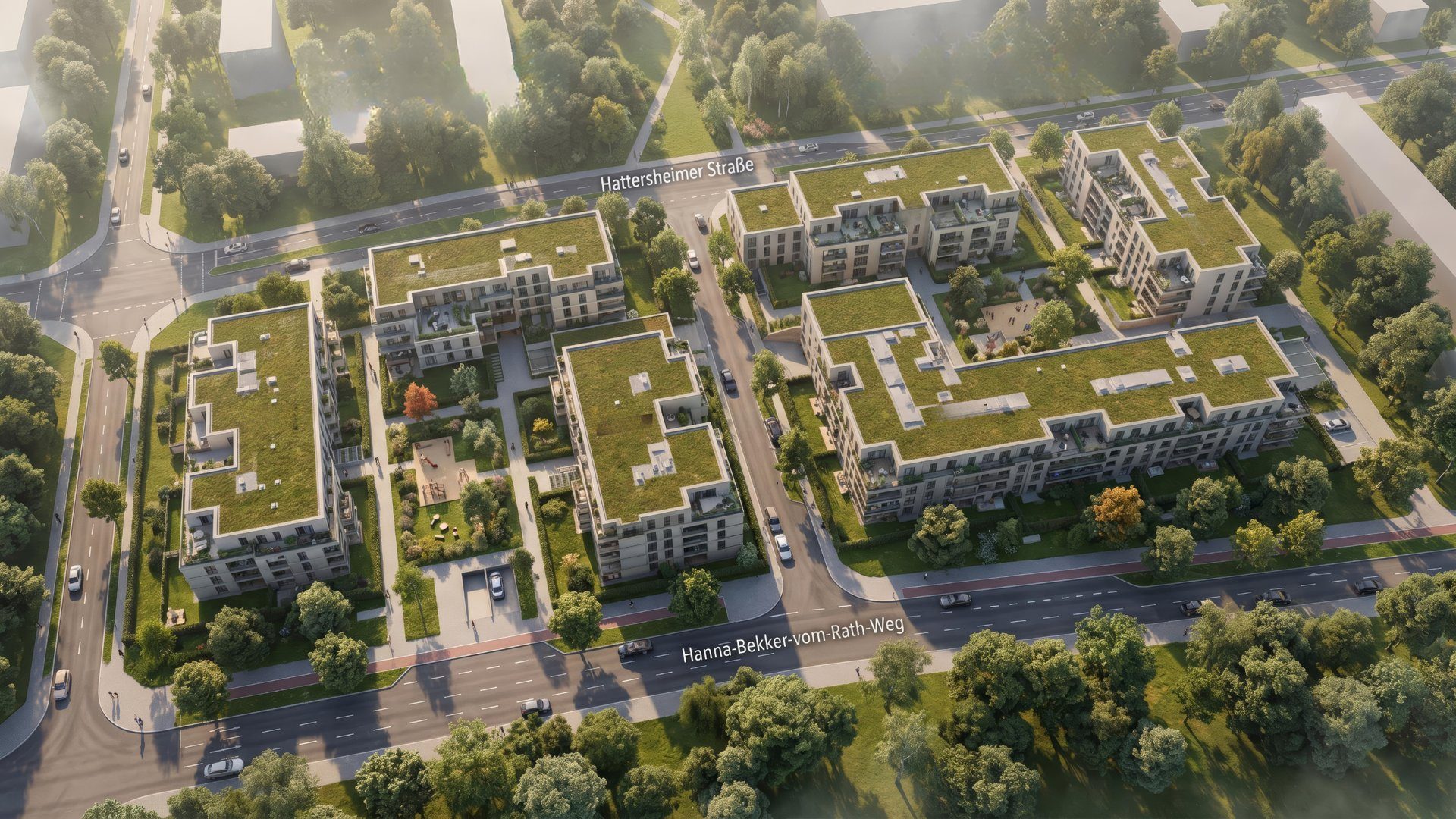 3D-Lageplan City Quartier Hofheim